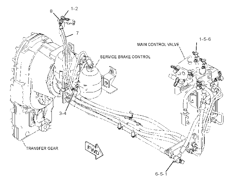 LINES GP-PRESSURE TEST 2961053 CAT