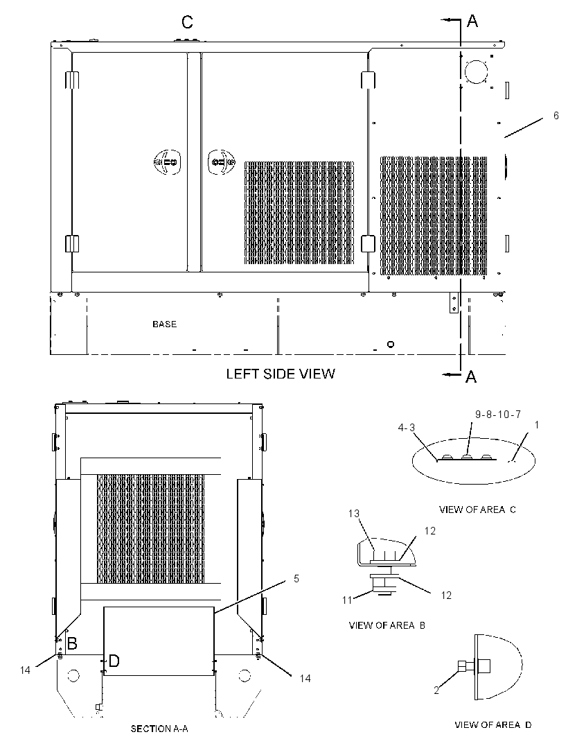 Кожух генератора 2718293 CAT