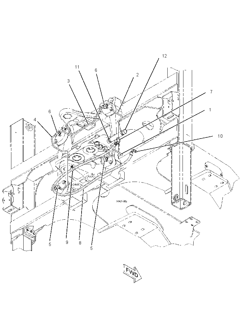 LINES GP-SIDESHIFT LOCK 2235336 CAT