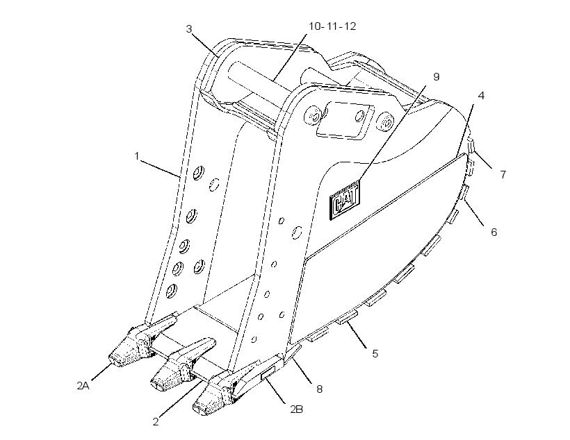 BUCKET GP-HEAVY DUTY ROCK 2653034 CAT