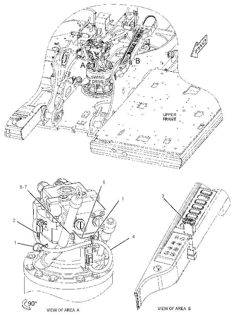 WIRING GP-FINE SWING 2832607 CAT