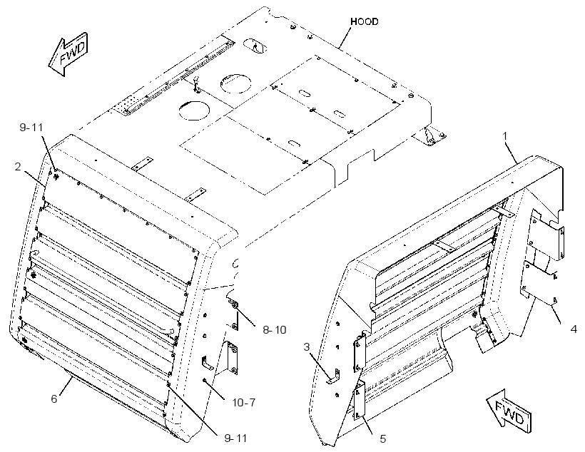 COWLING GP 2412696 CAT