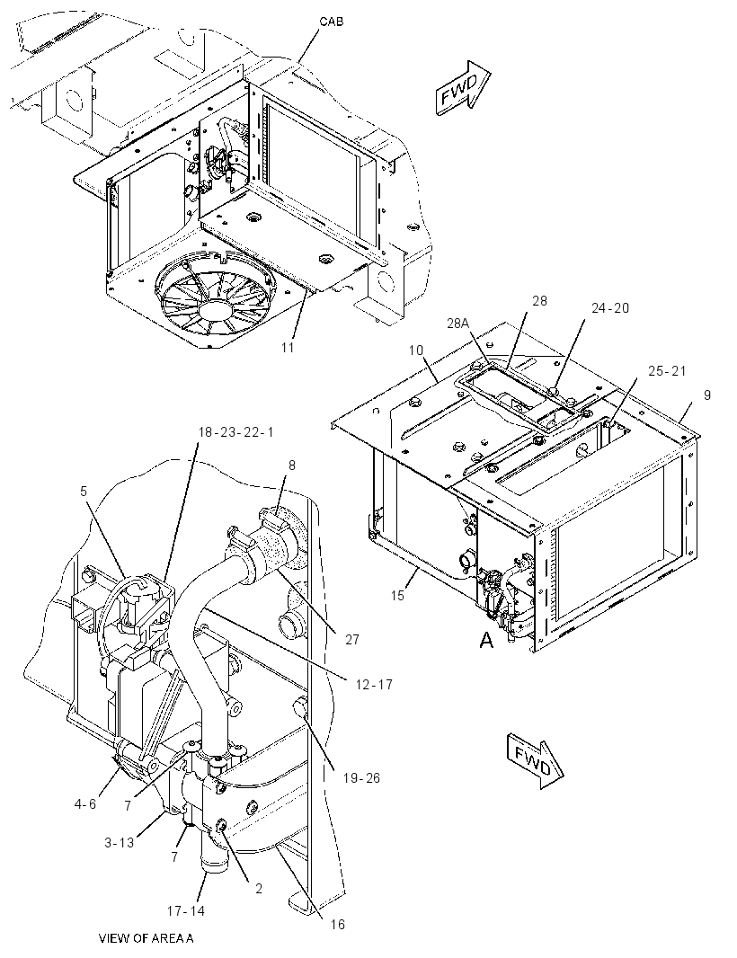 AIR CONDITIONER & HEATER GP 2770711 CAT