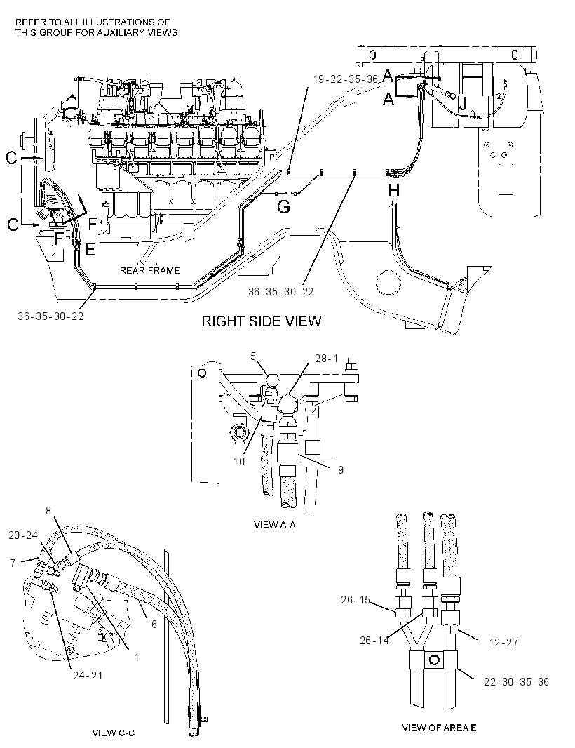 LINES GP-AIR TANK 2447340 CAT