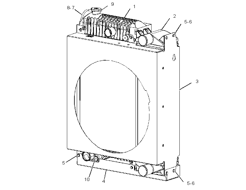 RADIATOR AS 2994051 CAT
