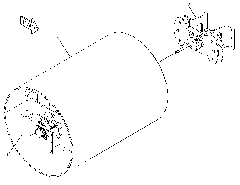 DRUM GP-DRIVE & VIBRATORY 2876424 CAT