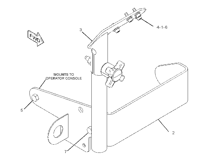 MOUNTING GP-MONITOR 2945261 CAT