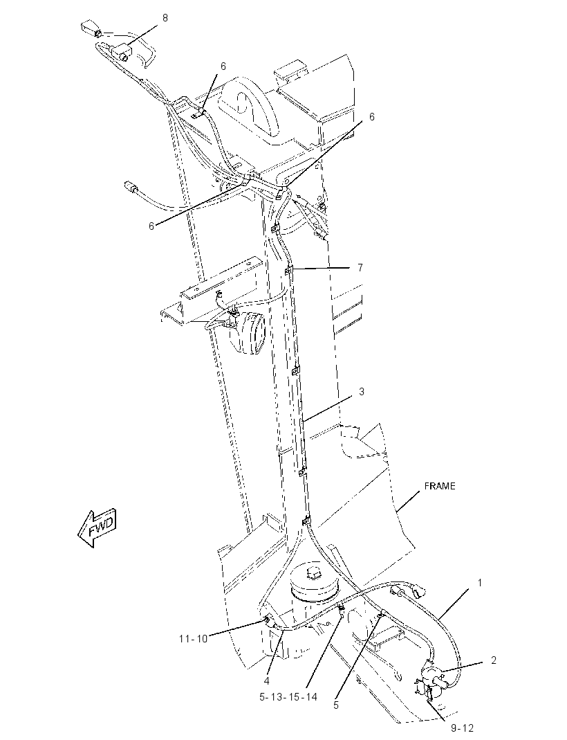 WIRING GP-PRELUBRICATION 2466752 CAT
