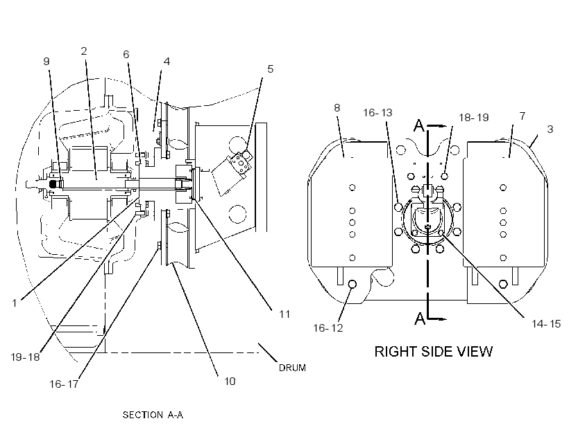 DRIVE GP-SUPPORT & VIBRATORY 2873609 CAT