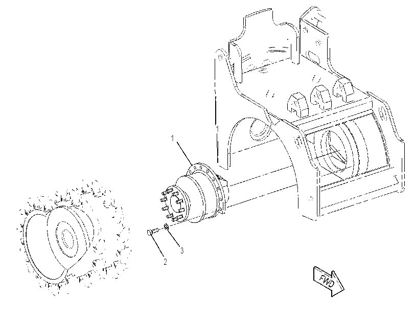 DRIVE GP-COLD PLANER 2247363 CAT