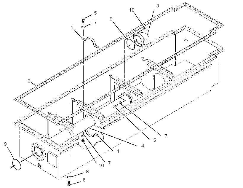 MOUNTING GP-OIL PAN 2077430 CAT