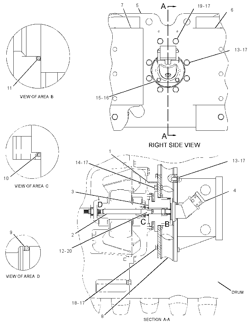 DRIVE GP-SUPPORT & VIBRATORY 2873239 CAT