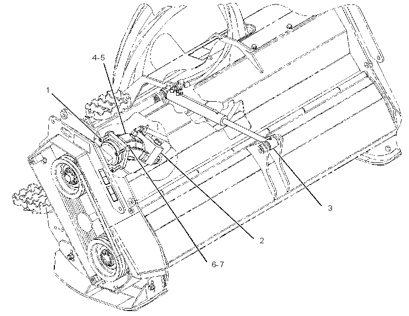 HYDRAULIC GP-MULCHING HEAD 3080231 CAT