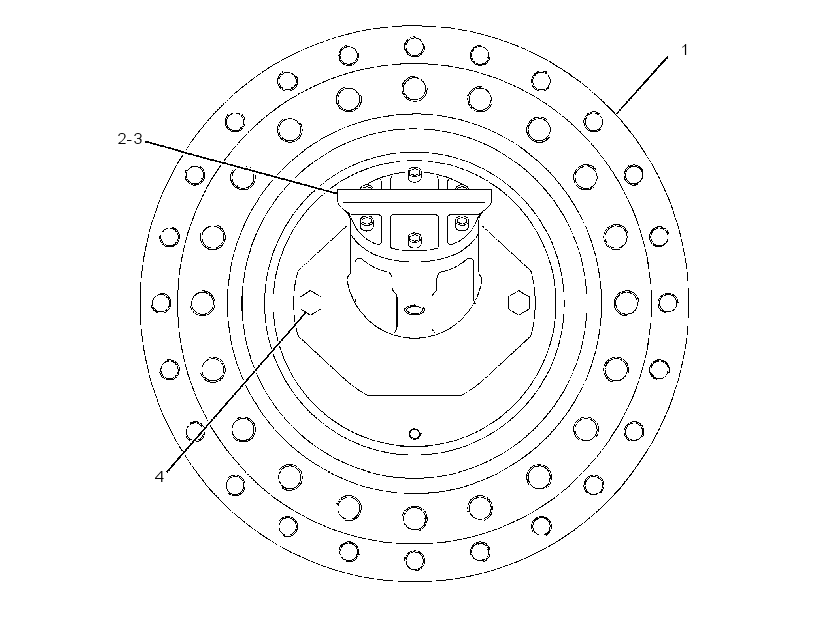 Бортовой редуктор 1634953 CAT