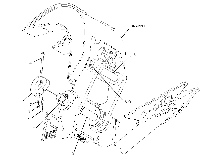 PIN GP-GRAPPLE 2835792 CAT