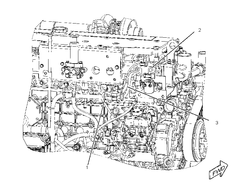 Проводка отопителя 3068690 CAT