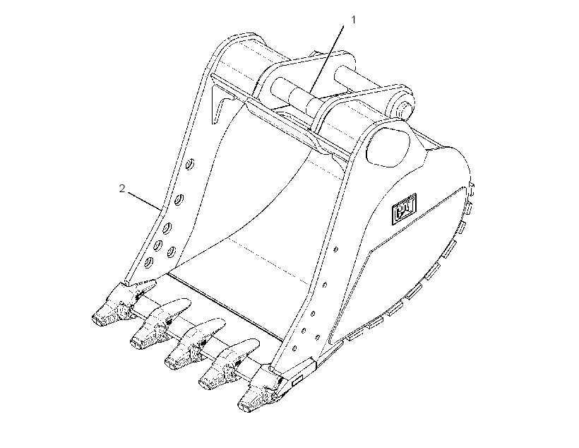 BUCKET GP-HEAVY DUTY ROCK 2937817 CAT