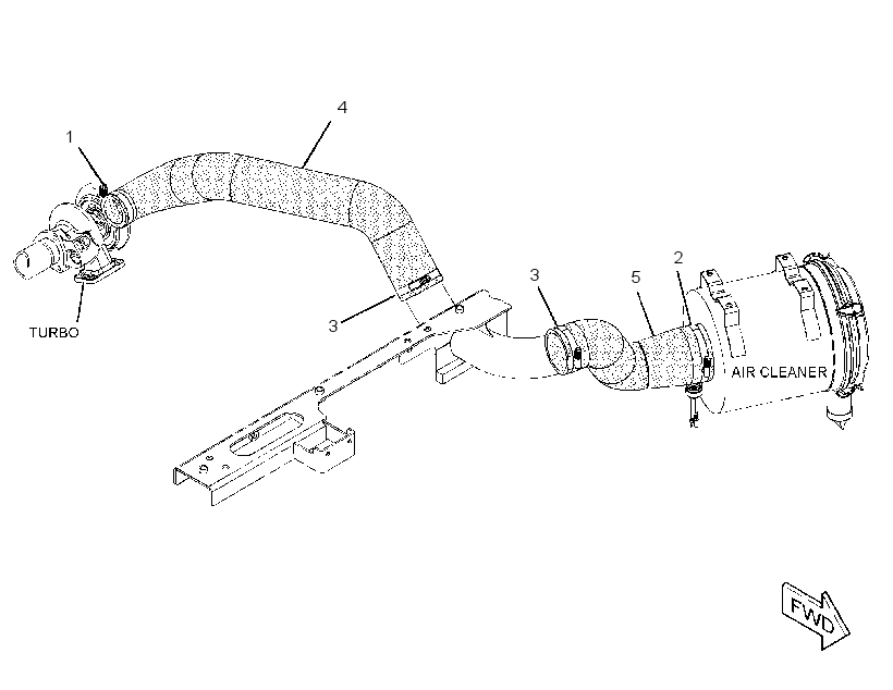 Трубопроводы воздушные 2724805 CAT