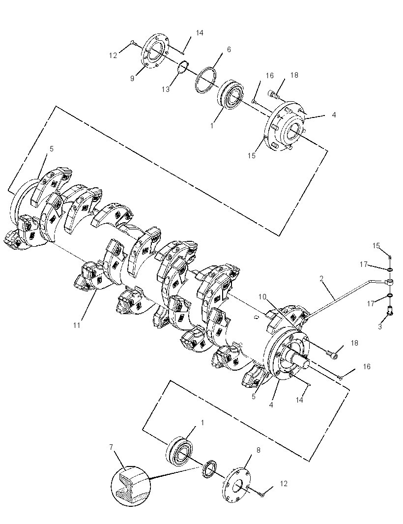 DRUM GP-ROTARY CUTTER 3080205 CAT