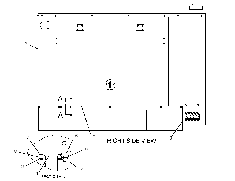 ENCLOSURE GP-GENSET 3018233 CAT