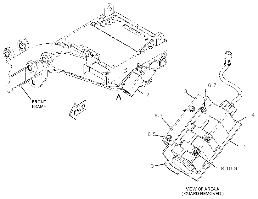 SENSOR & MTG GP-GROUND SPEED 1735308 CAT