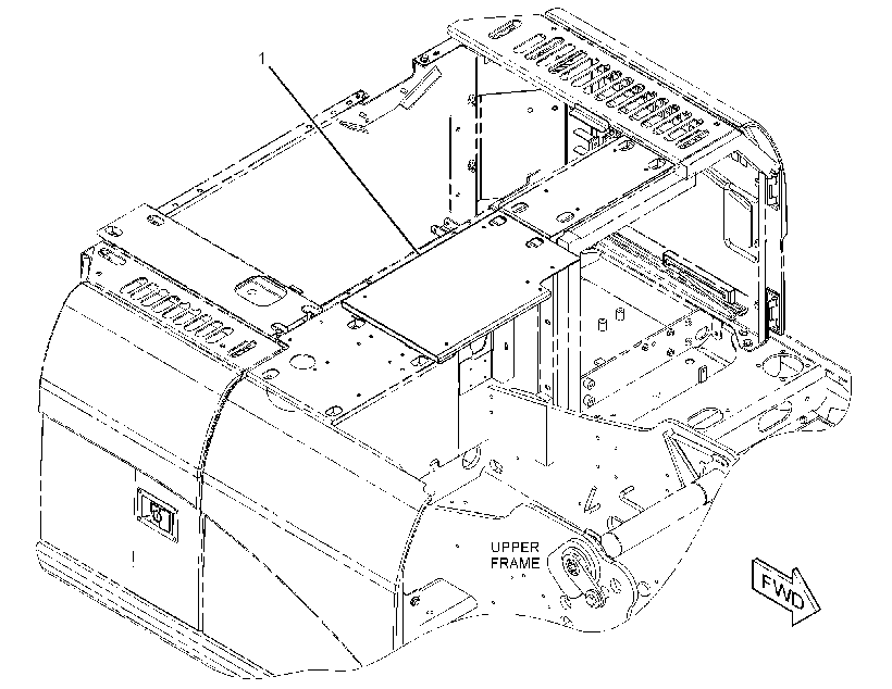 Крышка смотровая 2833599 CAT