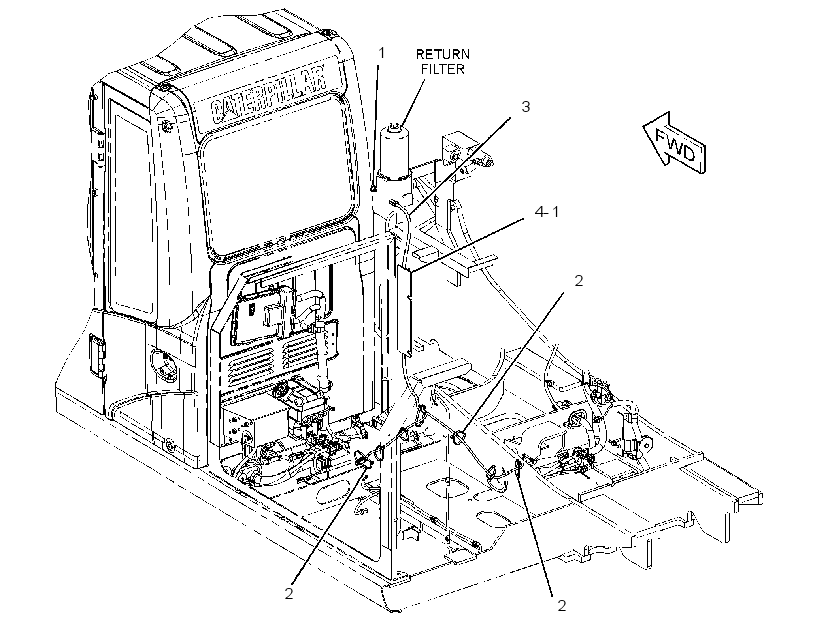 WIRING GP-HYDRAULIC CONTROL 2757062 CAT