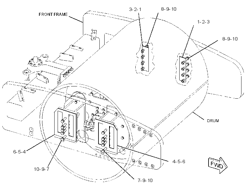 INSTALLATION GP-DRUM 3041757 CAT