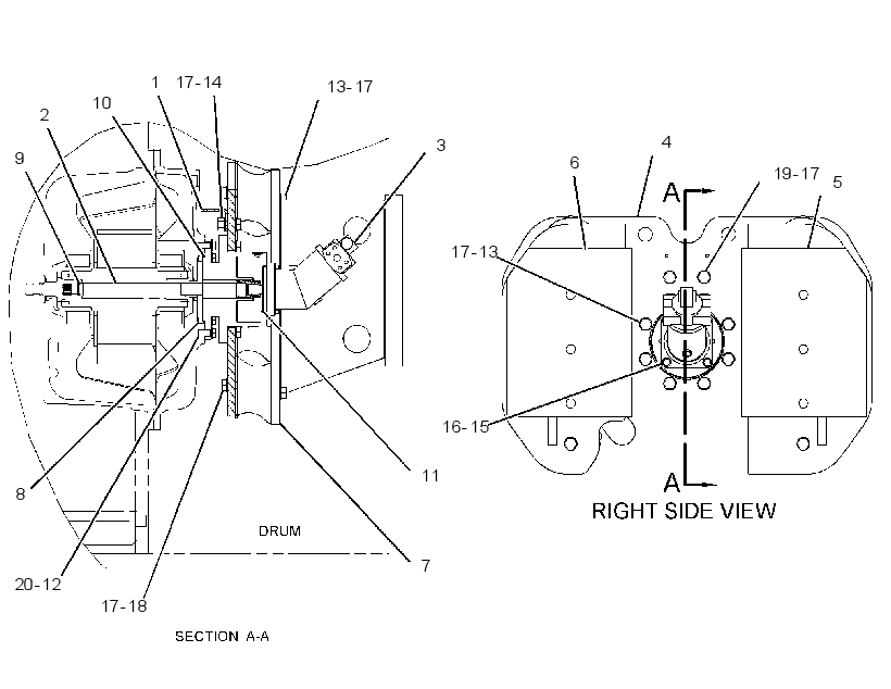 DRIVE GP-SUPPORT & VIBRATORY 2873610 CAT