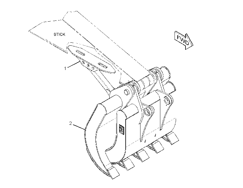 GRAPPLE AR 2851210 CAT