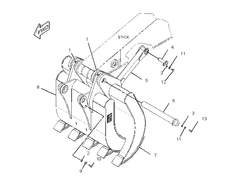 GRAPPLE AR 2851209 CAT