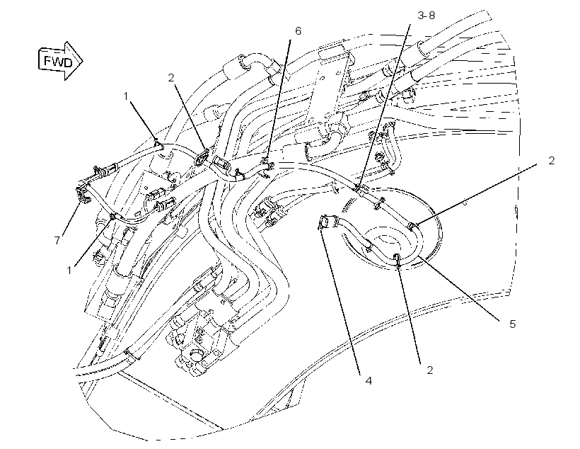 WIRING GP-BOOM 2832867 CAT
