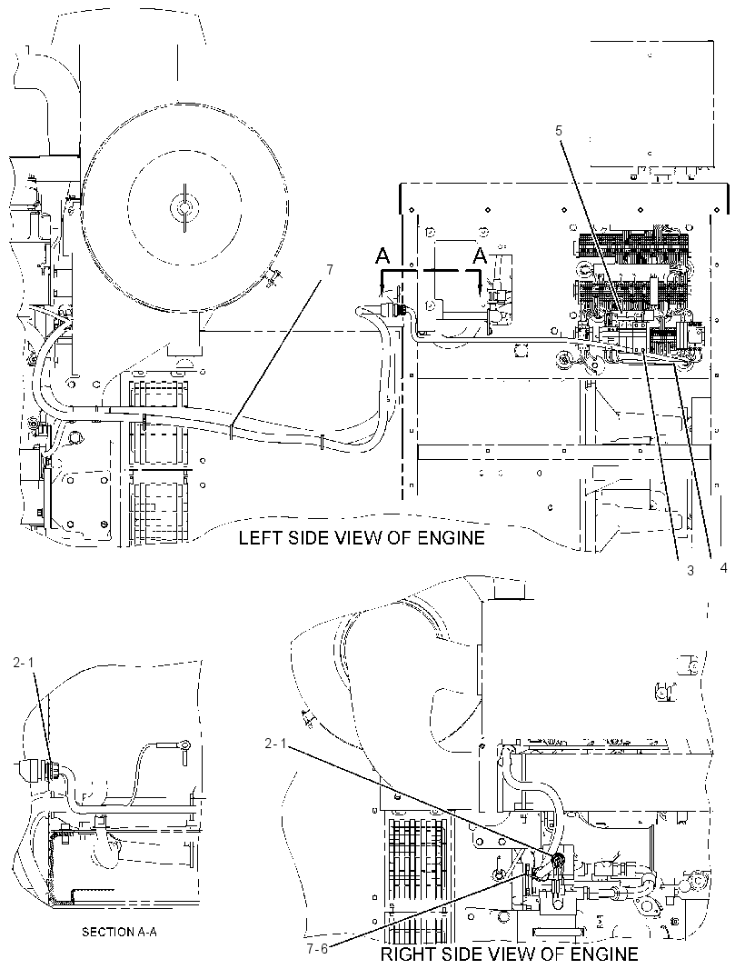Проводка отопителя 3024604 CAT