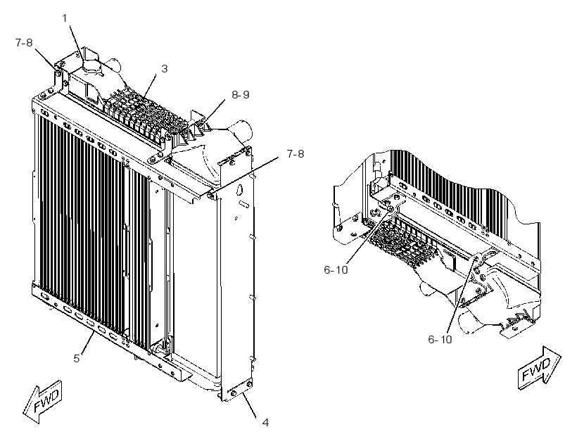 COOLER GP-ENGINE & HYDRAULIC 2733137 CAT