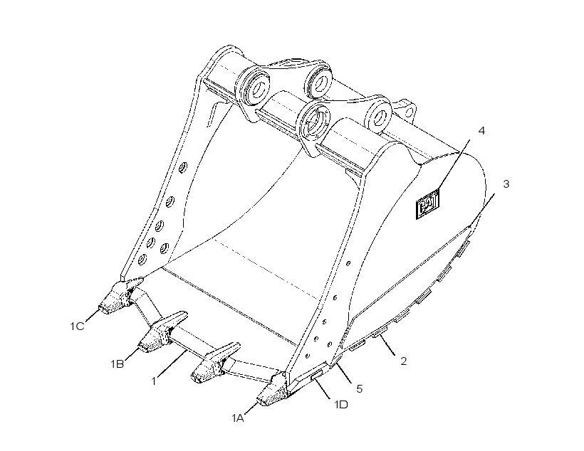BUCKET AS-HEAVY DUTY POWER 3085754 CAT