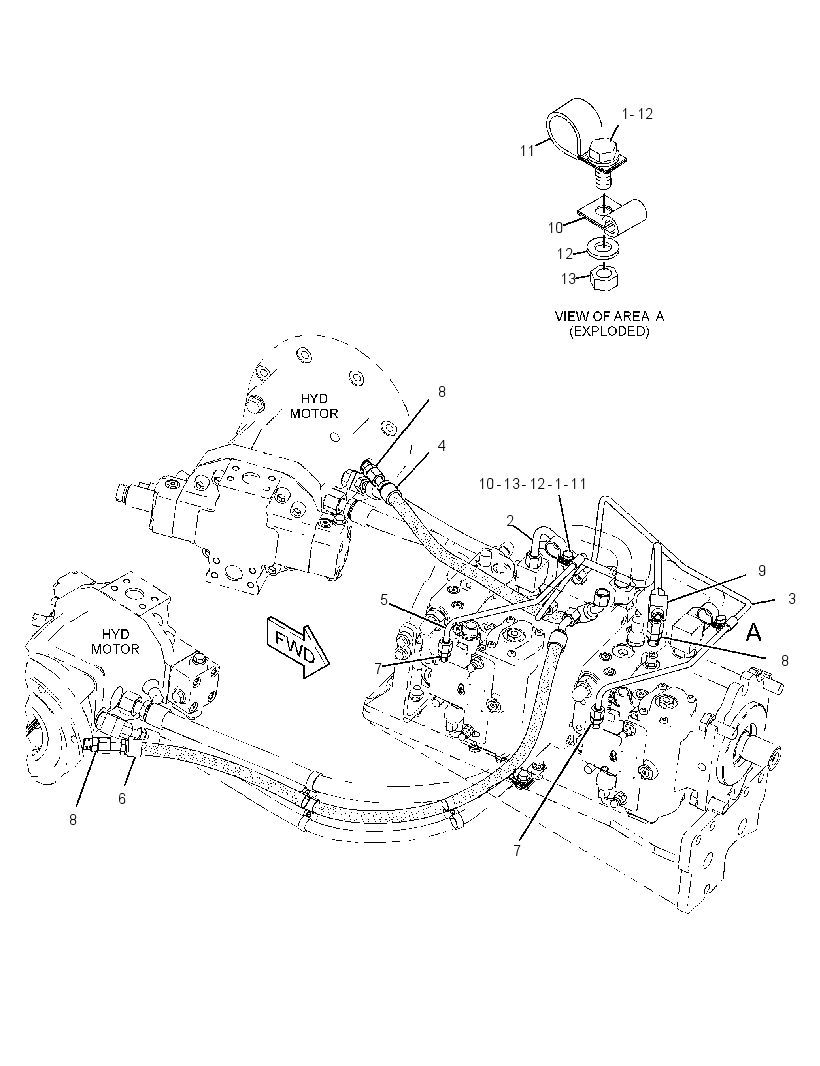 Трубопроводы насоса 2525074 CAT