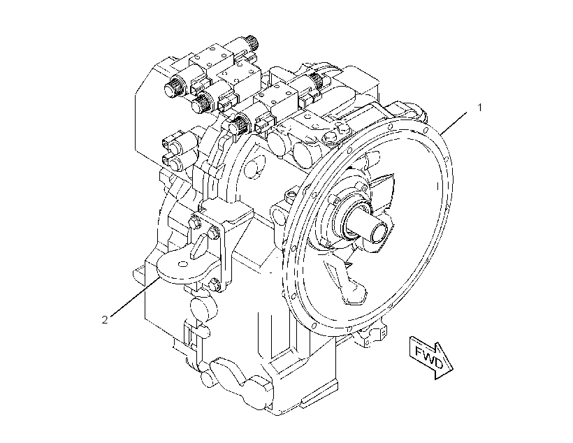 TRANSMISSION & MOUNTING GP 2720750 CAT