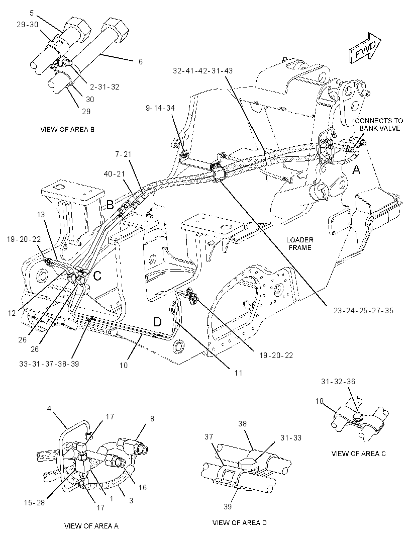 LINES GP-REAR ATTACHMENT 2529870 CAT