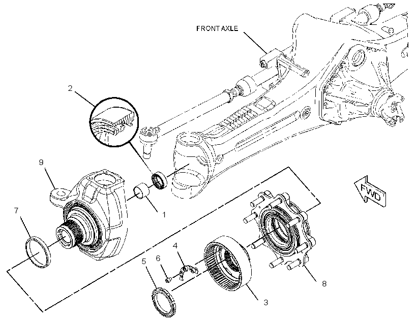 HOUSING & FLANGE GP-AXLE 2887242 CAT