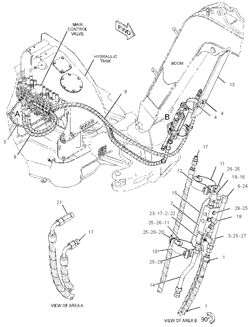 LINES GP-BOOM CHECK VALVE 3106193 CAT