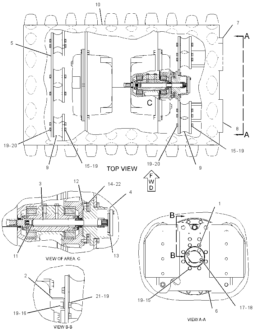 DRUM GP-DRIVE & VIBRATORY 3145228 CAT