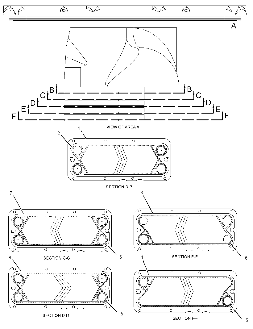 PLATE GP-HEAT EXCHANGER 2944710 CAT