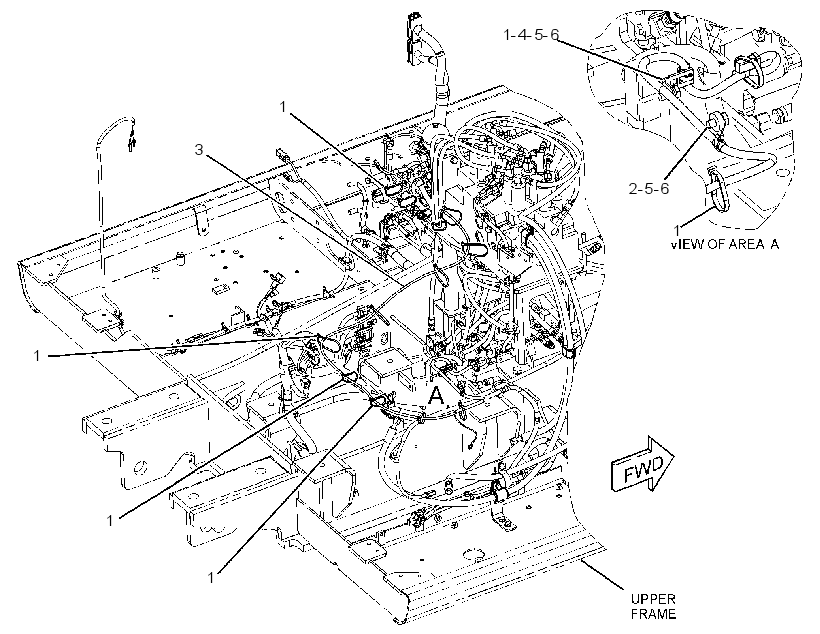 WIRING GP-HYDRAULIC CONTROL 3068423 CAT