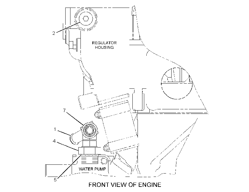 FITTING GP-WATER MANIFOLD 1654032 CAT
