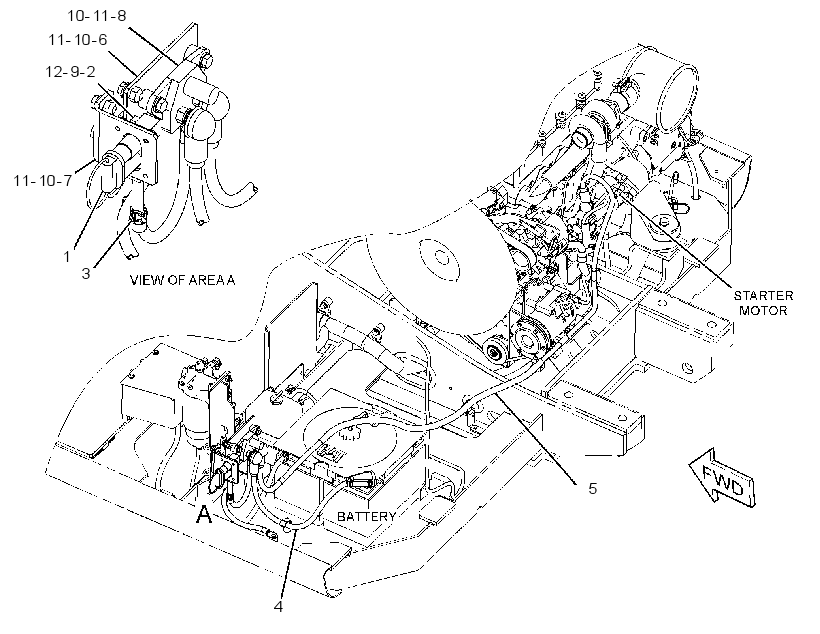WIRING GP-AUX START RECEPTACLE 2757069 CAT