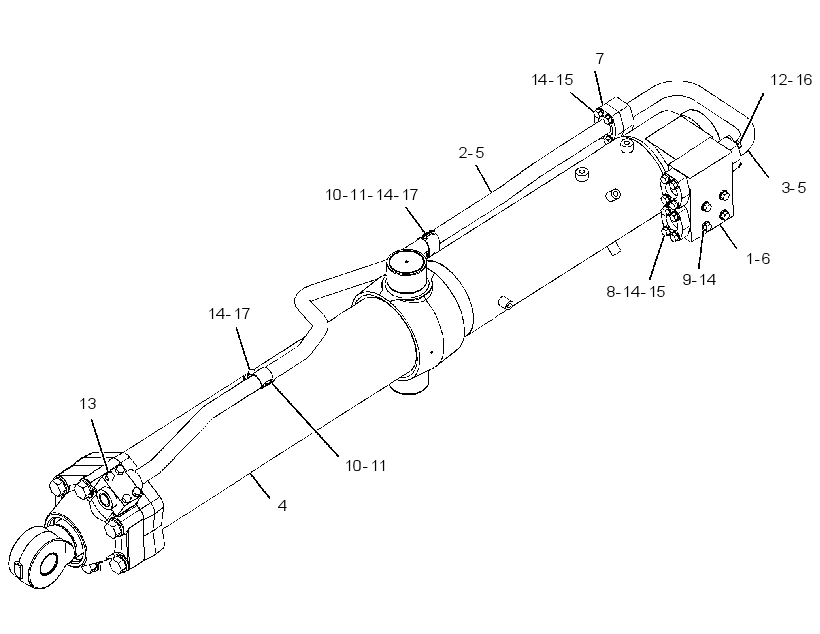 CYLINDER & VALVE GP-LIFT 2506732 CAT