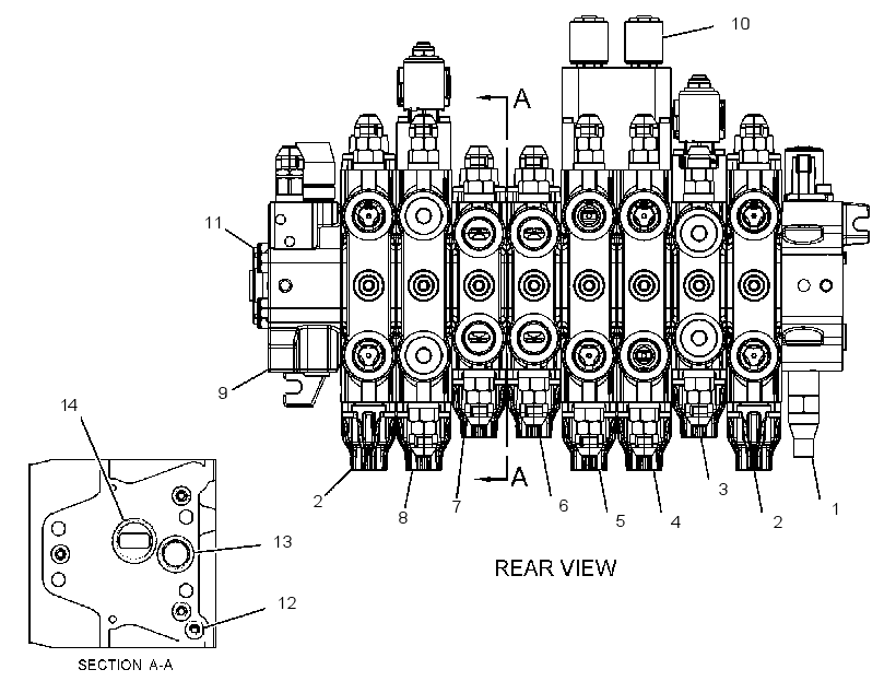 VALVE GP-BANK 8 2710528 CAT