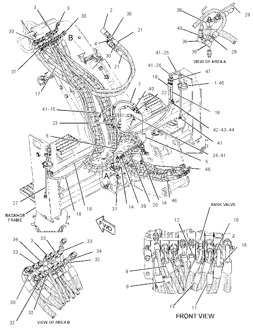 LINES GP-BACKHOE 2587670 CAT