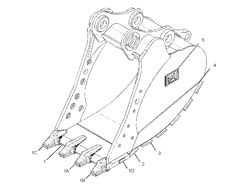 BUCKET AS-HEAVY DUTY POWER 2285852 CAT