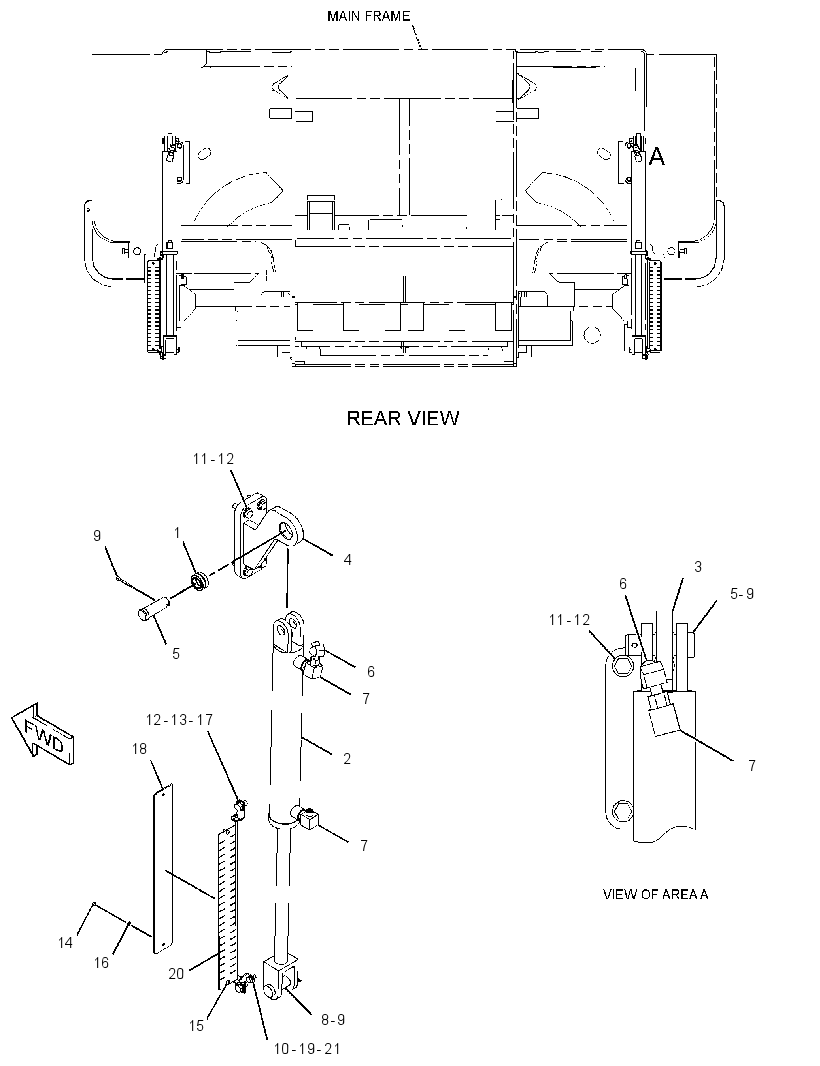 CYLINDER & MTG GP-TOW POINT 2703541 CAT
